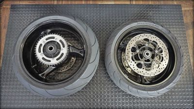 Hayabusa Rad hinten mit Ritzel, Reifen, Bremse