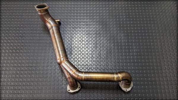 S2 ABY Hosenrohr Tuning Edelstahl 76mm