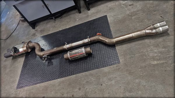 RS4 Biturbo Motorsport Abgasanlage ab Turbolader