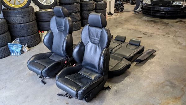 S4 Biturbo Recaro Sitze schwarz