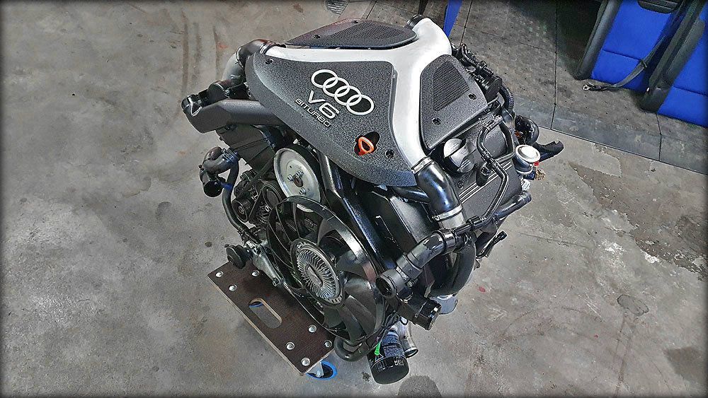 A6 Allroad C5 2.7l Biturbo Motor mit Anbauteilen 250 PS