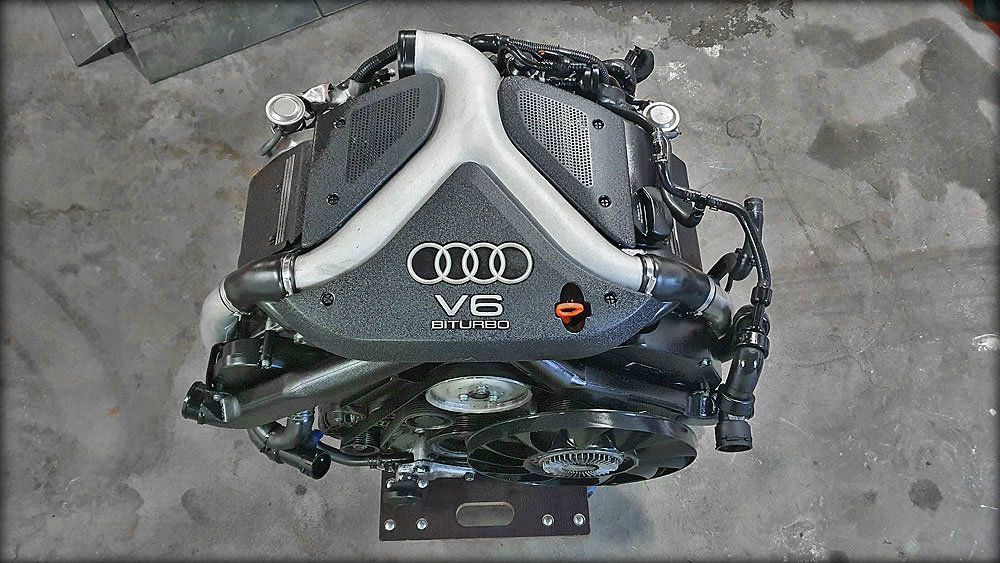 A6 Allroad C5 2.7l Biturbo Motor mit Anbauteilen 250 PS