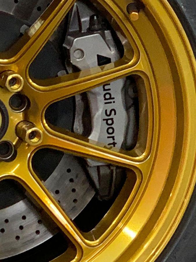 RS4 Biturbo Motorsporträder  XXR10x18 Zoll rundum mit Semislicks