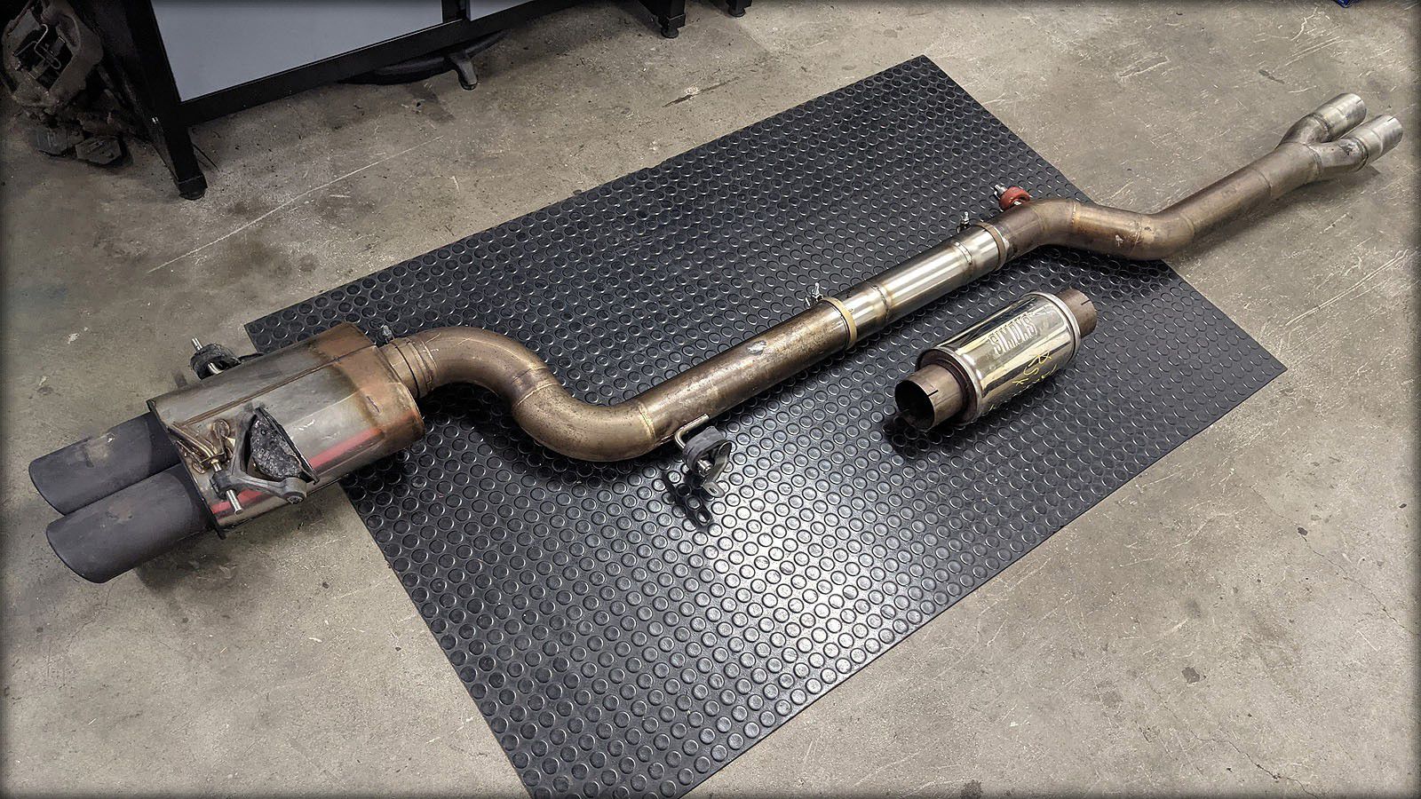 RS4 Biturbo Motorsport Abgasanlage ab Turbolader