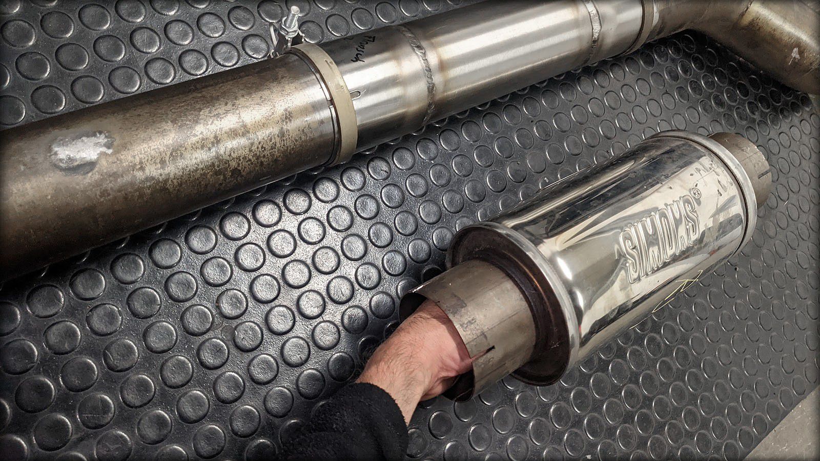 RS4 Biturbo Motorsport Abgasanlage ab Turbolader