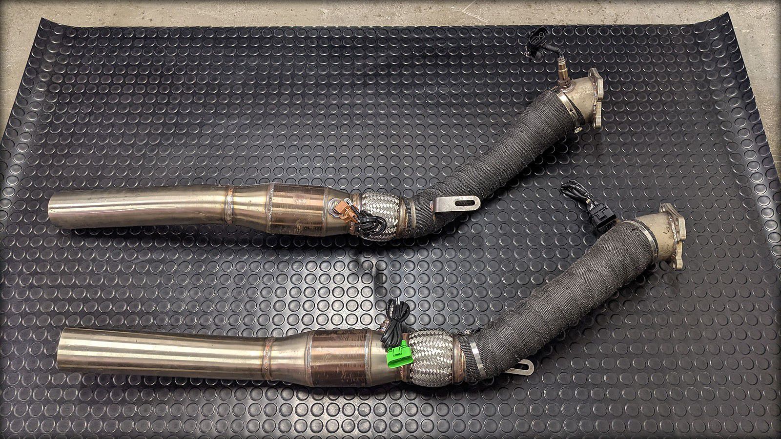 RS4 Biturbo Motorsport Abgasanlage ab Turbolader