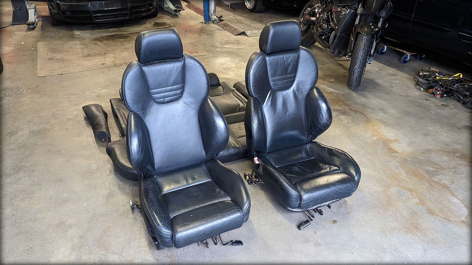 S4 Biturbo Recaro Sitze schwarz