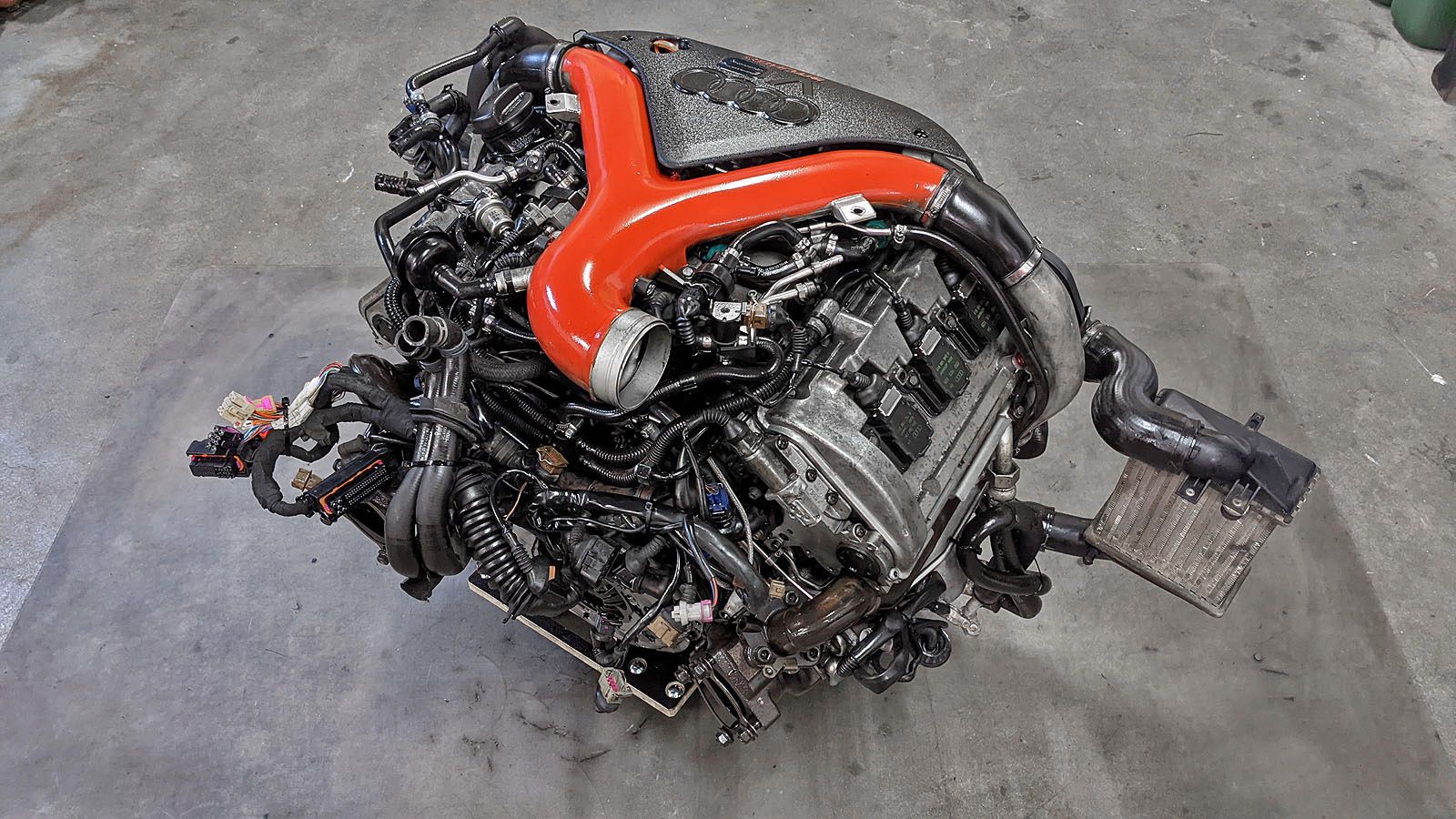 S4 Biturbo Motor mit Anbauteilen, neu abgedichtet, Kupplung und Zahnriemen neuwertig