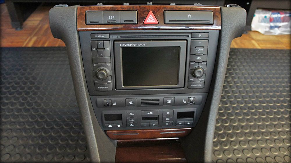 S6 C5 V8 Set Navi Plus Konsole Schacht Klimagerät