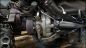 Preview: S4 Biturbo Motor mit Anbauteilen, Laderschaden