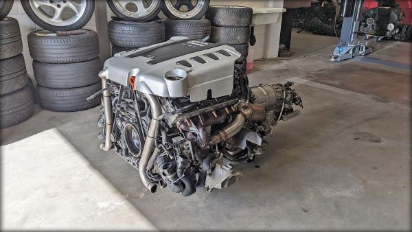 A8 D3 4.2l TDI 326 PS Motor mit Anbauteilen