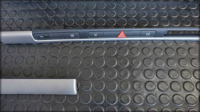 A8 D3 Dekorleisten Alu Armaturenbrett