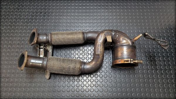 RS3 8P Hosenrohr Abgasrohr ab Turbolader ohne Kat Motorsport