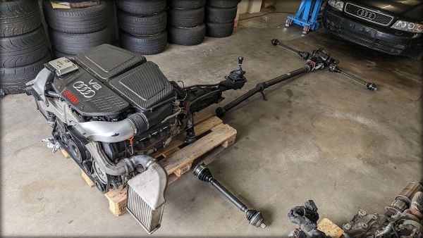 RS6 V8 Biturbo SPEZIAL Motor und Getriebe Handschalterumbau