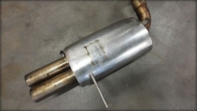 S4 Biturbo Abgasanlage mit Edelstahl Endschalldämpfer Eisenmann
