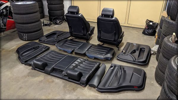 S4 Biturbo Lederausstattung schwarz