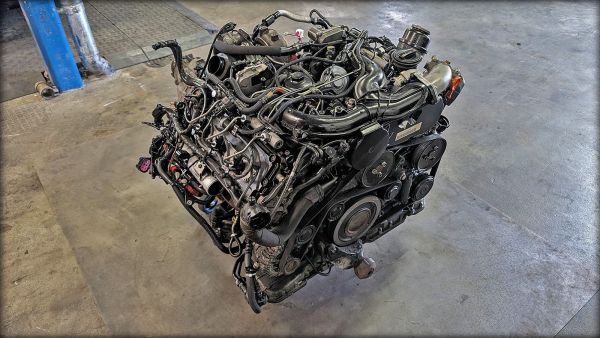 A6 4F 3.0l TDI Motor mit Getriebe als Technikpaket