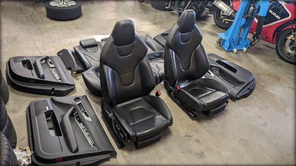 S6 4F Recaro Lederaussattung schwarz