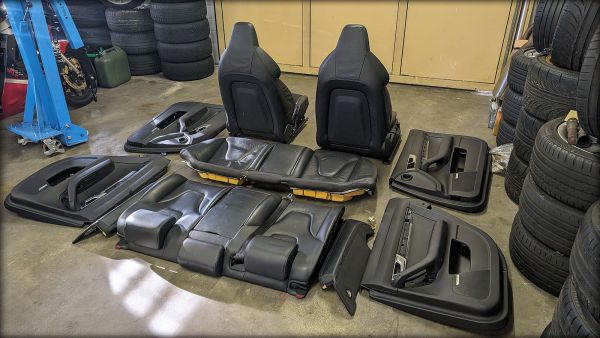 S6 4F Recaro Lederaussattung schwarz