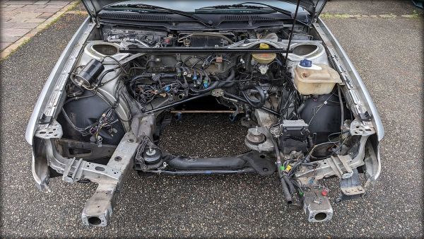 S6 C4 20V Turbo Limousine Handschalter teilzerlegt Karosse