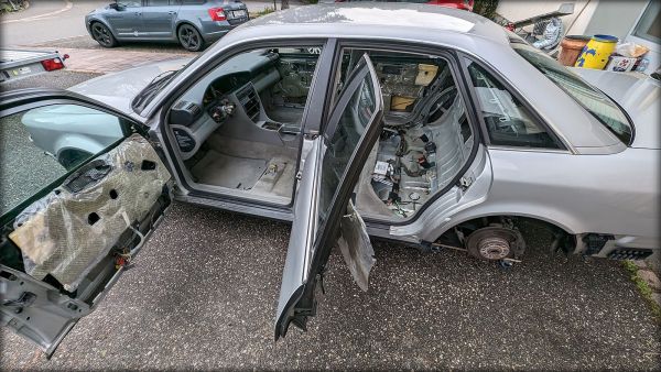 S6 C4 20V Turbo Limousine Handschalter teilzerlegt Karosse