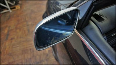 S6 C5 V8 Aussenspiegel S-Line, Spiegelgläser unschön