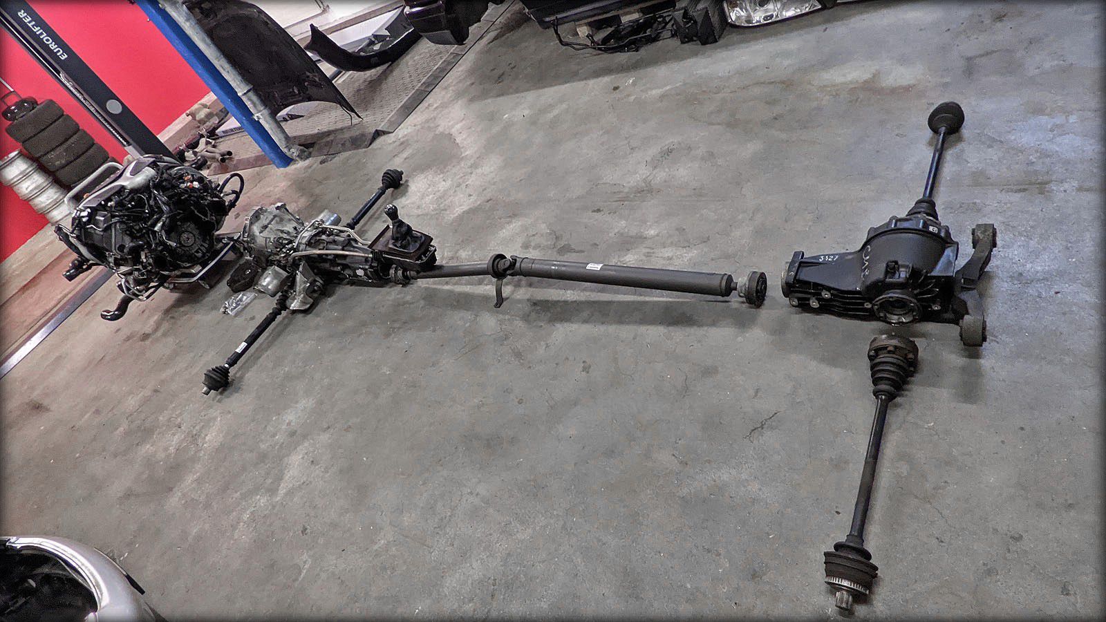 A6 C5 (Allroad) Technikpaket Motor V6 Biturbo mit Umrüstset auf 6 Gang Handschaltung Quattro Antrieb