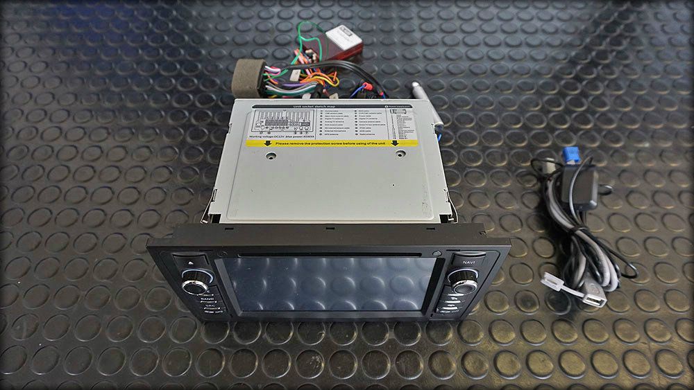 RS4 Biturbo Navi CD Radio-Gerät Doppel-DIN