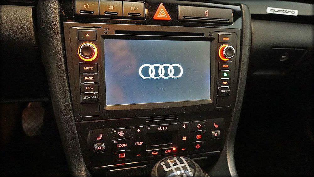 RS4 Biturbo Navi CD Radio-Gerät Doppel-DIN