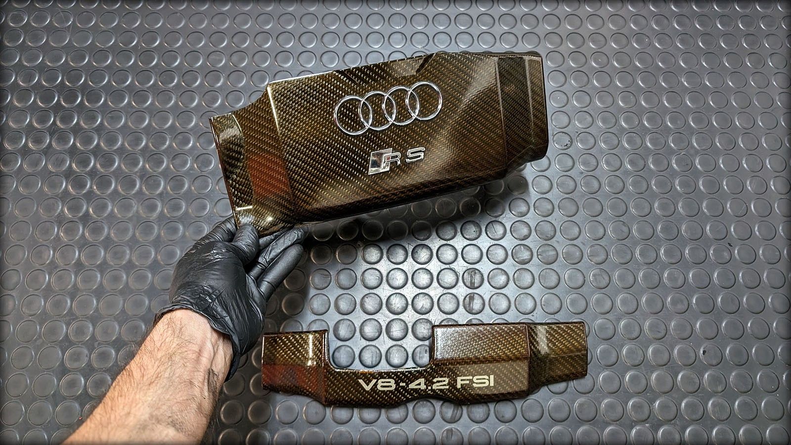 RS4 B7 Carbon Motorabdeckungen