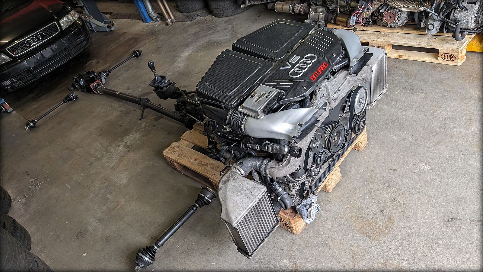 RS6 V8 Biturbo SPEZIAL Motor und Getriebe Handschalterumbau