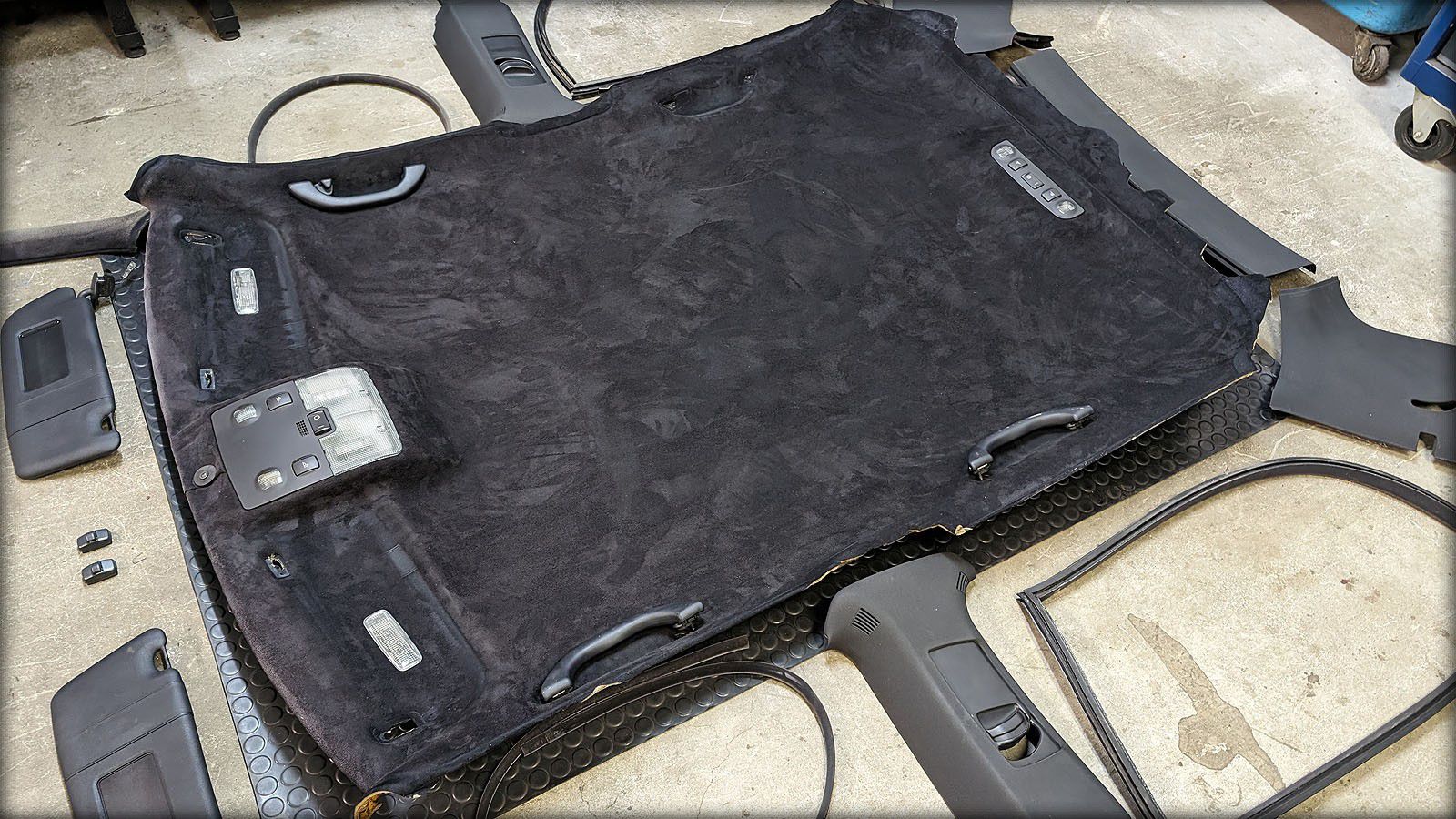S3 Dachhimmel Alcantara schwarz