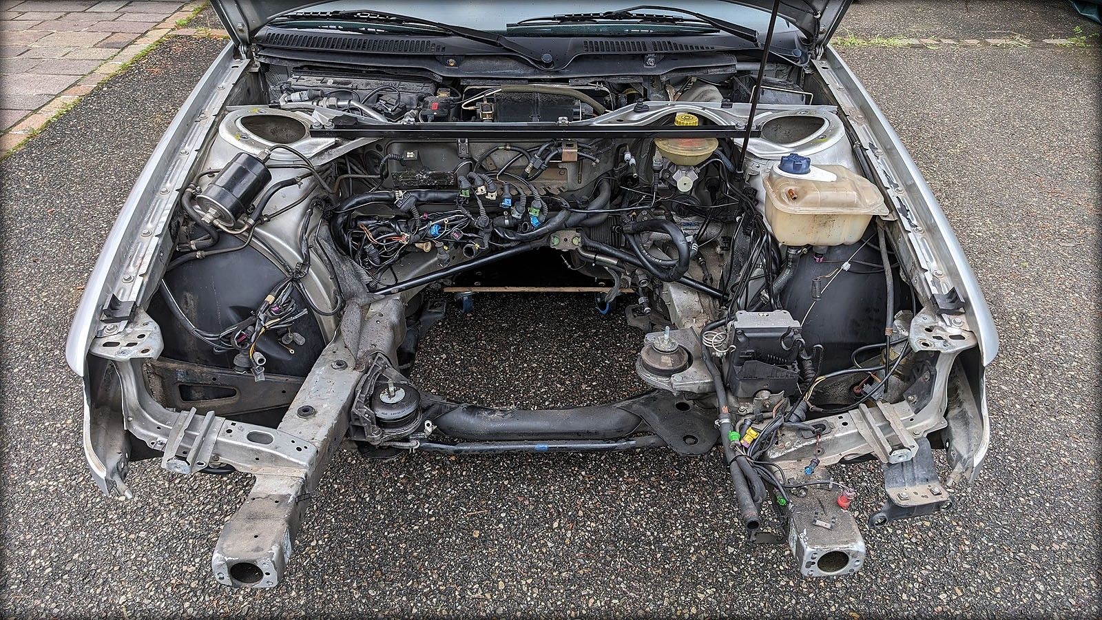 S6 C4 20V Turbo Limousine Handschalter teilzerlegt Karosse