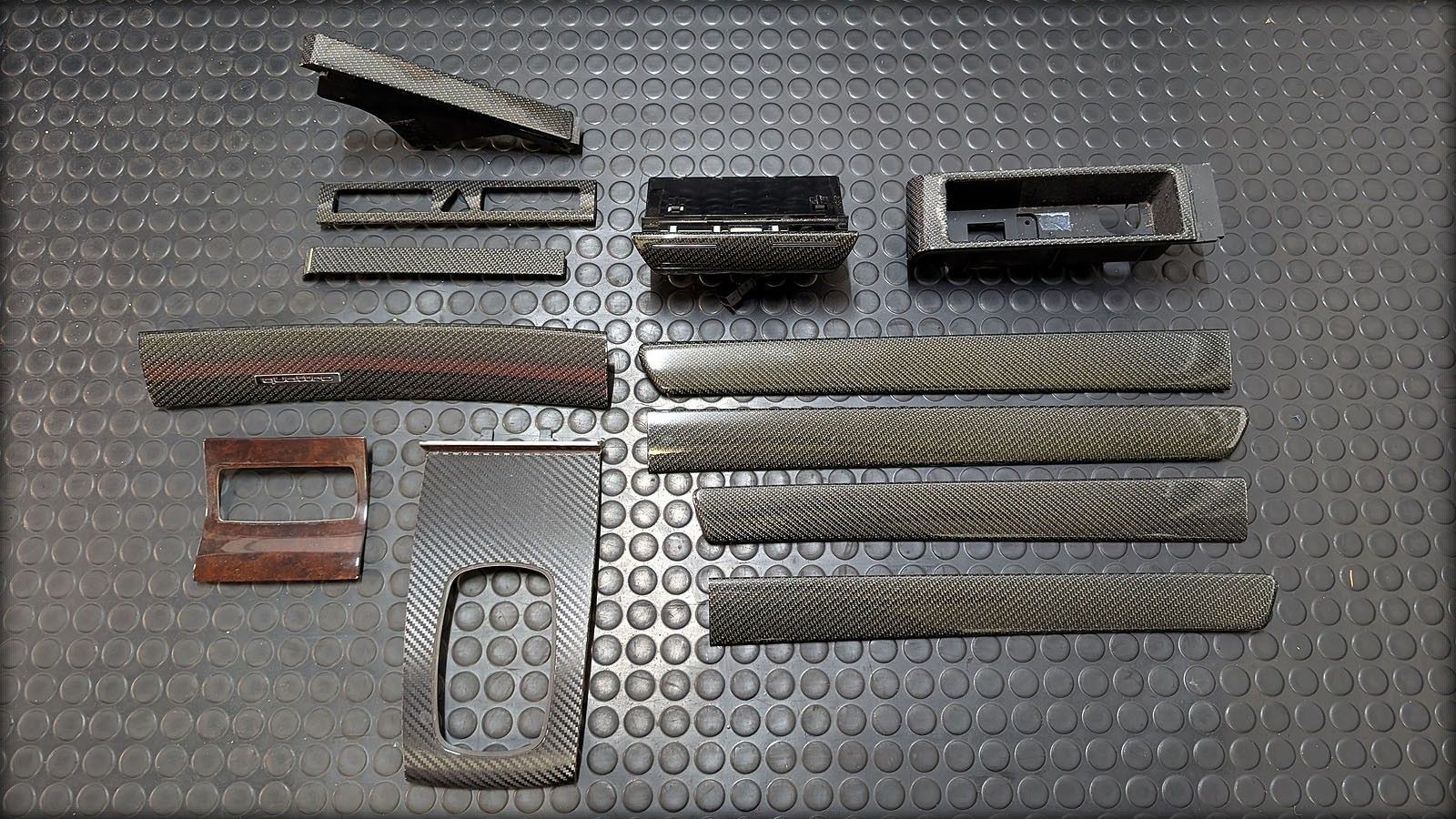 S6 C5 Set Carbonleisten