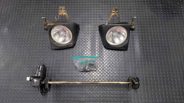 Preview: Porsche 924 Klappscheinwerfer komplett mit Mechanik und Motor