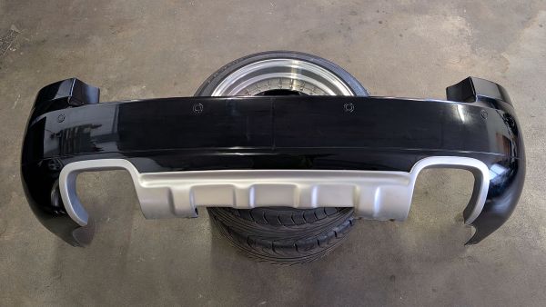 A6 C5 Allroad ABT AS6 Stossstange hinten mit ABT Abgasanlage