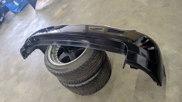 A6 C5 Allroad ABT AS6 Stossstange hinten mit ABT Abgasanlage