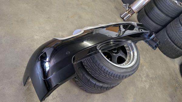 A6 C5 Allroad ABT AS6 Stossstange hinten mit ABT Abgasanlage