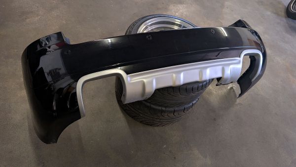 A6 C5 Allroad ABT AS6 Stossstange hinten mit ABT Abgasanlage