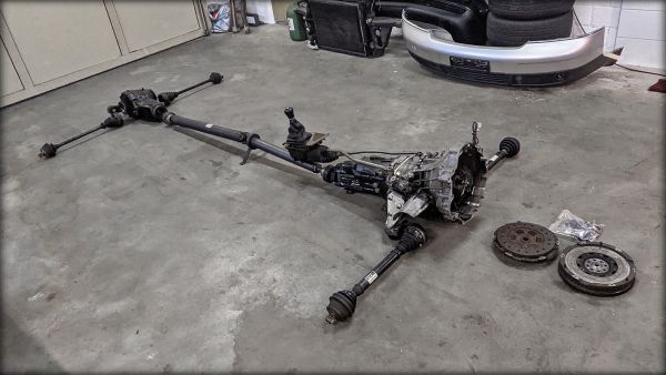 Preview: A6 C5 (Allroad) RS6 S6 Umrüstset auf 6 Gang Handschaltung Quattro Antrieb