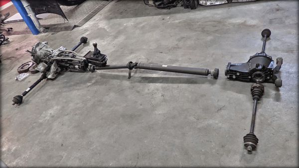 Preview: A6 C5 (Allroad) RS6 S6 Umrüstset auf 6 Gang Handschaltung Quattro Antrieb