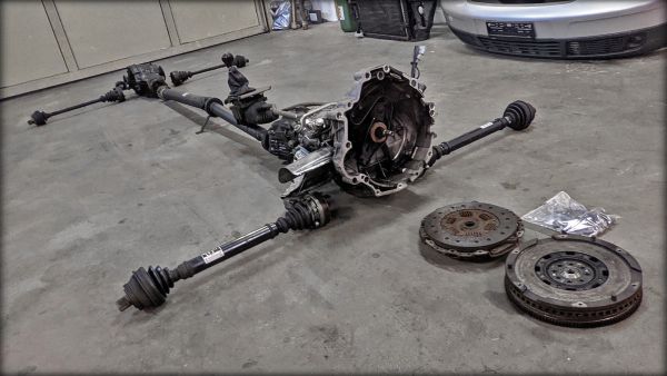 Preview: A6 C5 (Allroad) RS6 S6 Umrüstset auf 6 Gang Handschaltung Quattro Antrieb