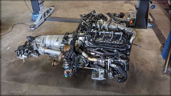 Preview: SETANGEBOT A8 D3 4.2l TDI 326 PS Motor mit Anbauteilen und Getriebe