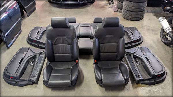 A8 D3 Lederausstattung schwarz