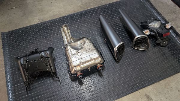 B-King Endschalldämpfer und Heck