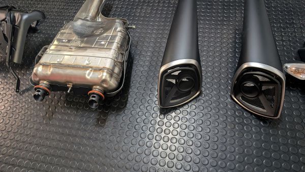 B-King Endschalldämpfer und Heck