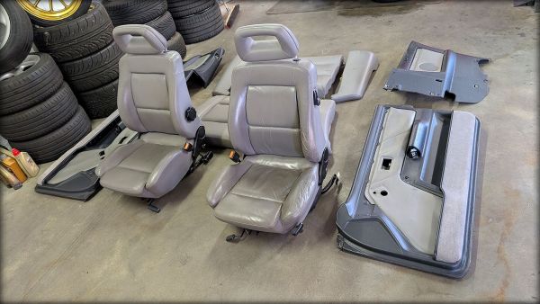 Preview: Cabrio Typ89 Lederausstattung grau