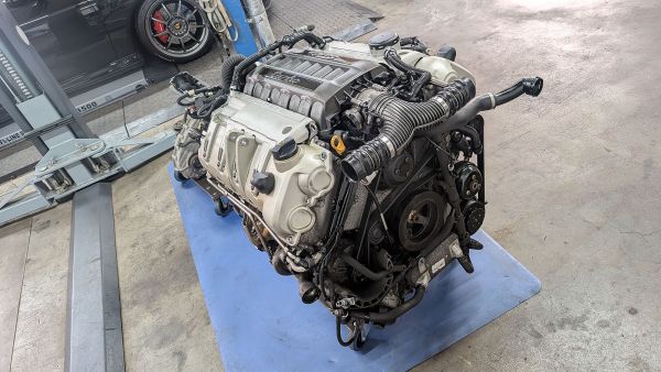 Preview: Cayenne Turbo S 957 Motor mit Anbauteilen inkl. Getriebe
