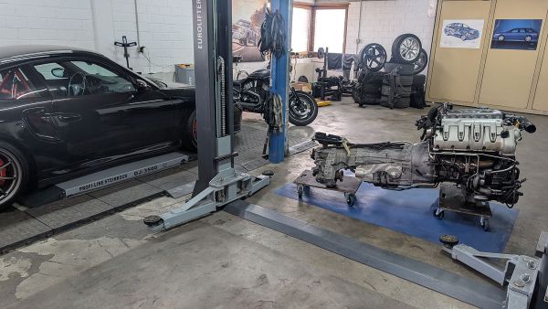 Cayenne Turbo S 957 Motor mit Anbauteilen inkl. Getriebe