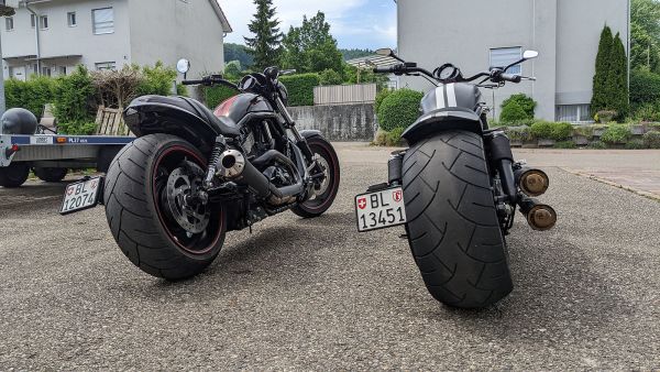 Preview: Harley Davidson Night-Rod Special Spezialumbau 280er Luftfahrwerk